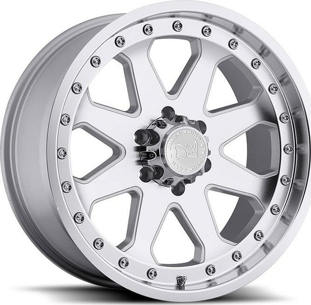 Black Rhino Imperial 9x17 5x127 ET -12 Dia 78 Silver