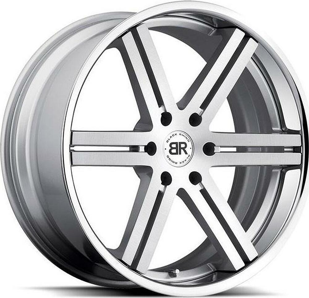 Black Rhino Letaba 9x20 6x139.7 ET 15 Dia 112 silver