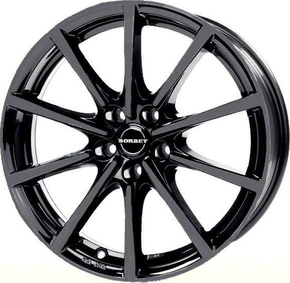 Borbet BL5 8x18 5x108 ET 40 Dia 72 Black glossy