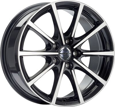 Borbet BL5 7x16 5x112 ET 37 Dia 72 Black polished