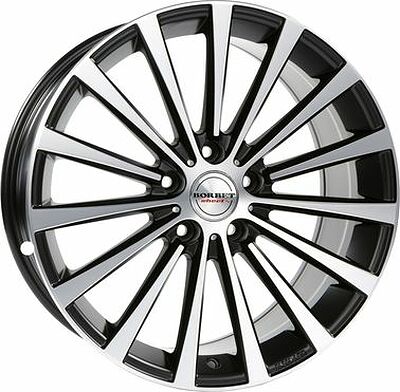 Borbet BLX 8x18 5x112 ET 45 Dia 72 Matt Black Polished