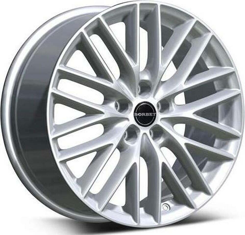 Borbet BS5 7x16 5x114.3 ET 50 Dia 72.5 Schwarz polished