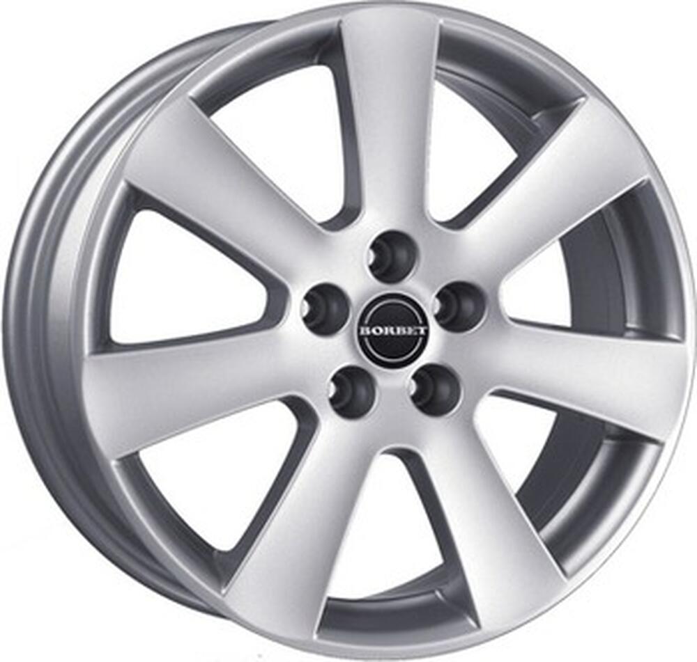 Borbet CA 7x16 5x112 ET 45 Dia 72.5 Cristal silver