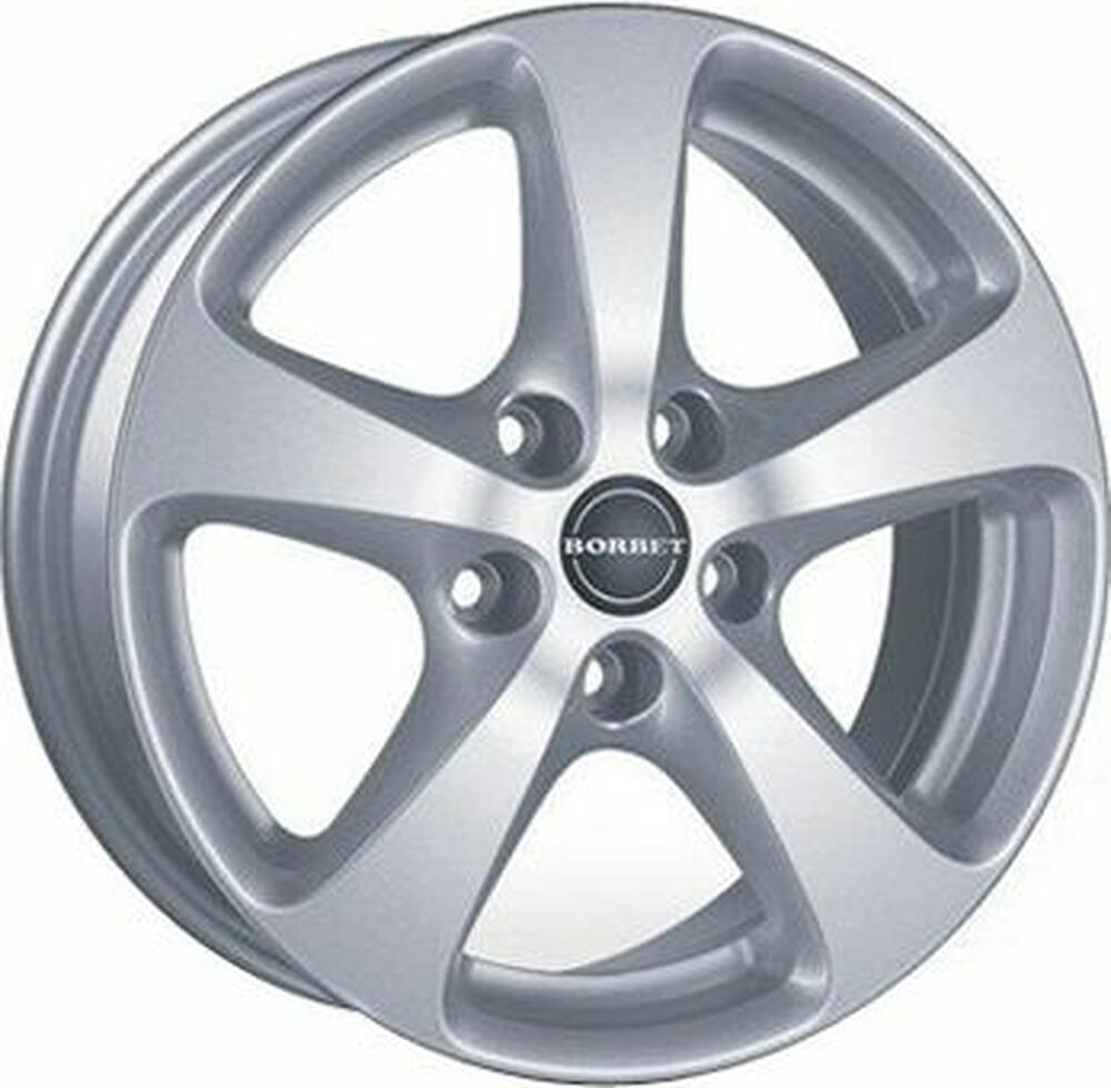 Borbet CC 8x17 5x108 ET 45 Dia 63.4 crystal silver