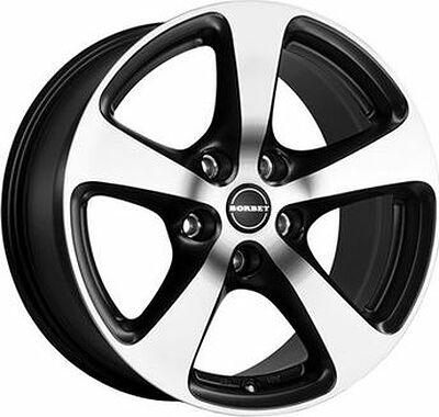 Borbet CC 8.5x18 5x130 ET 50 Dia 71.6 Matt Black Polished