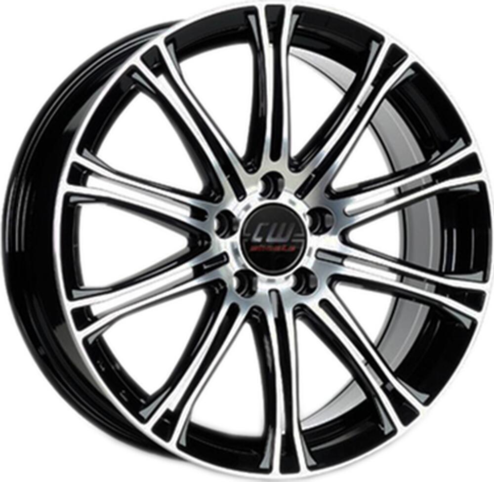 Borbet CW1 7x17 5x115 ET 40 Dia 70.2 Schwarz poliert