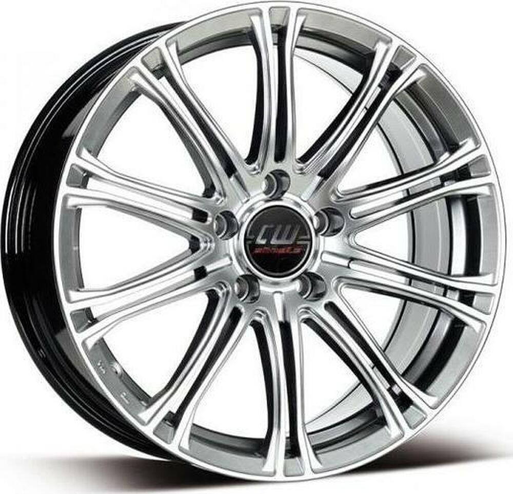 Borbet CW1 8x18 5x112 ET 35 Dia 72.5 silver