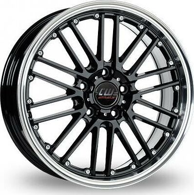 Borbet CW2/5 8.5x18 5x112 ET 45 Dia 72.5 Schwarz polished