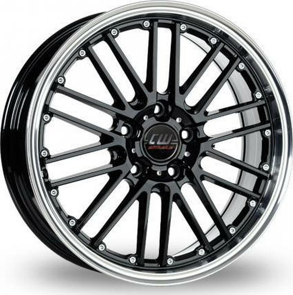 Borbet CW2/5 8.5x19 5x108 ET 45 Dia 72.5 Schwarz polished