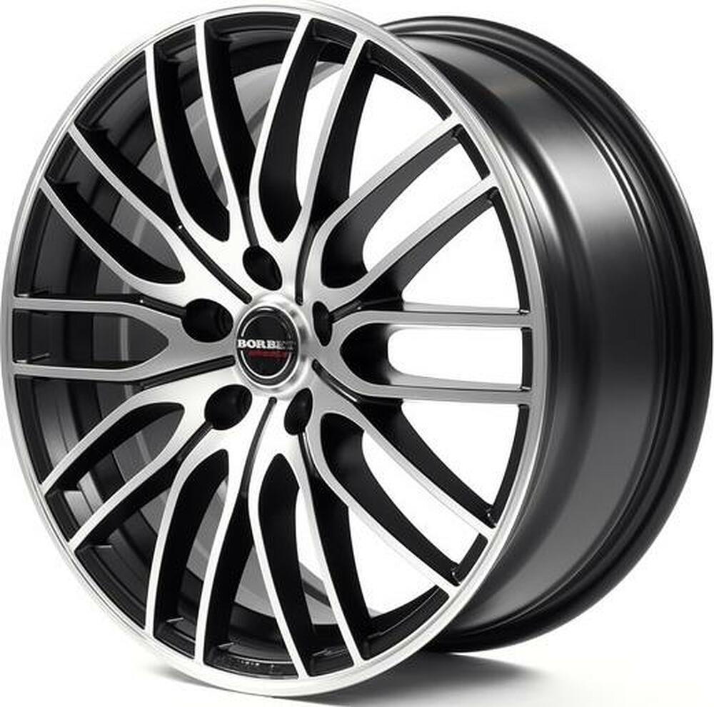 Borbet CW4/5 8x17 5x120 ET 35 Dia 72.5 Black Polished