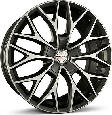 Borbet DY 8.5x19 5x112 ET 48 Dia 72.5 Dark Grey Polished Matt