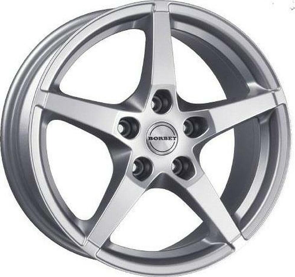 Borbet FS 7x17 5x112 ET 38 Dia 72.6 Schwarz-Poliert Matt MF