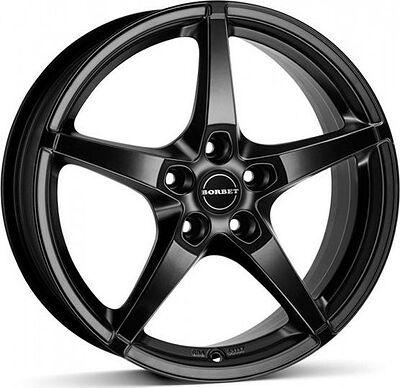 Borbet FS 7x17 5x108 ET 40 Dia 72.5 Black Matt