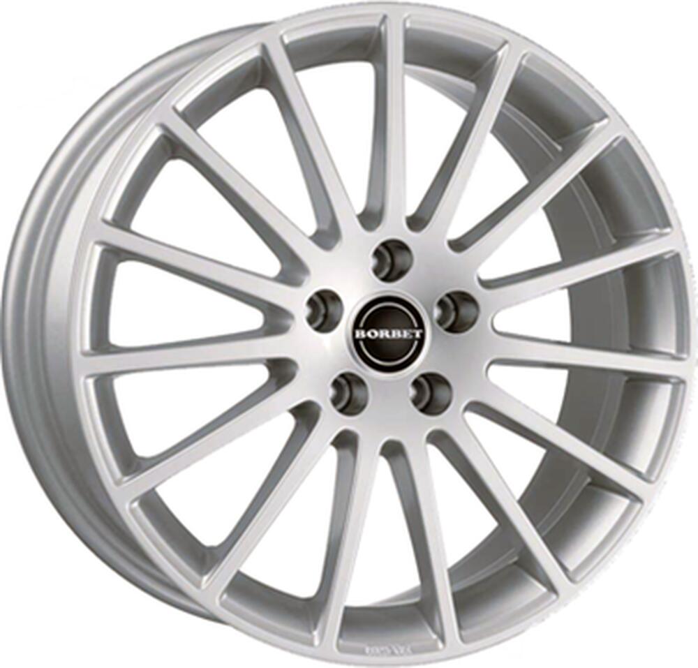 Borbet LS 7x17 5x112 ET 53 Dia 57 Cristal silver
