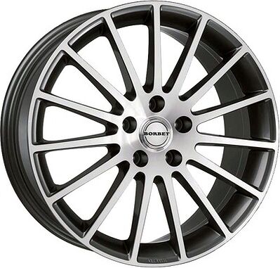 Borbet LS 8x18 5x114.3 ET 40 Dia 72.5 Schwarz Poliert