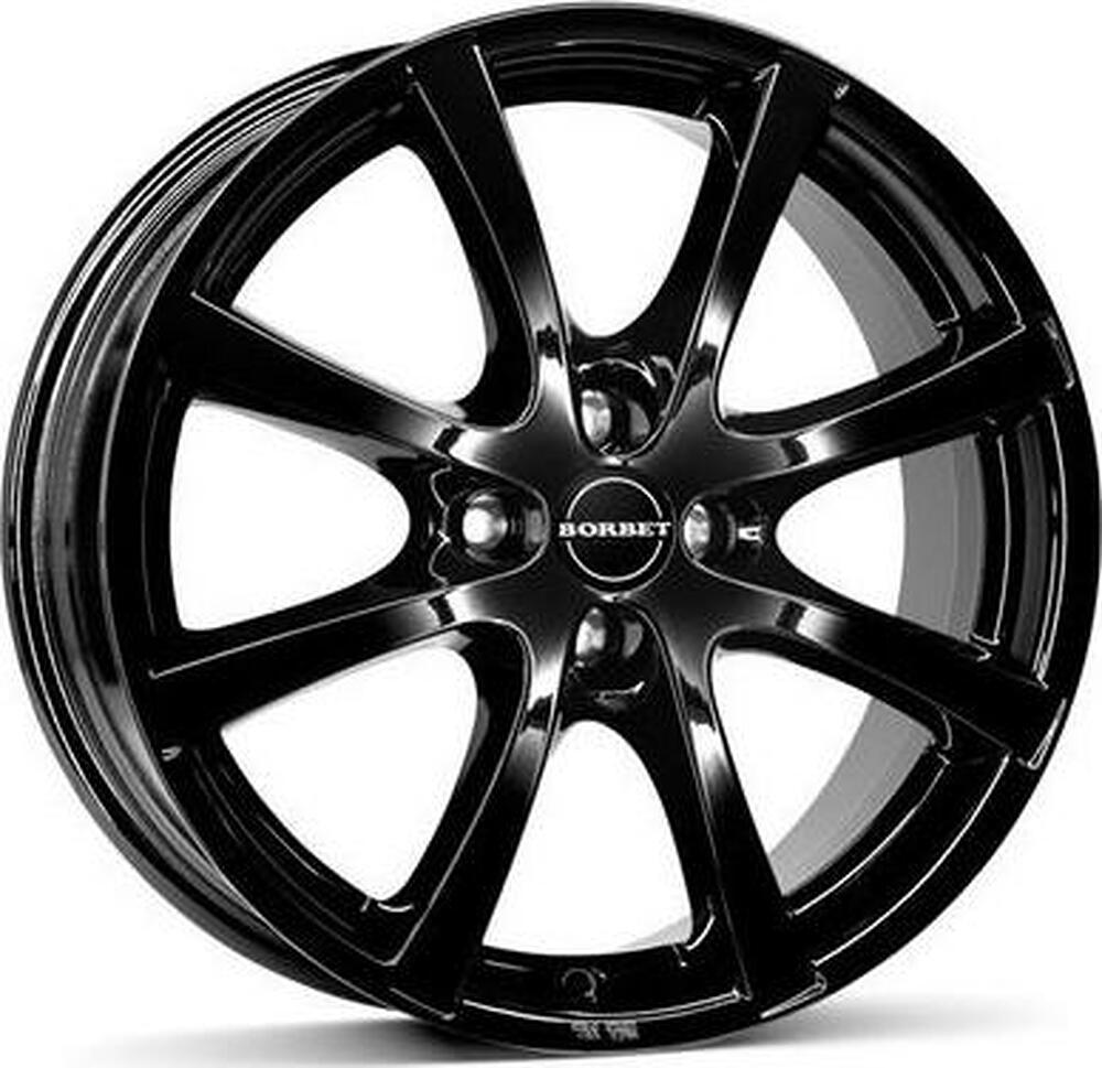 Borbet LV4 7x16 4x98 ET 38 Dia 64.1 Black glossy