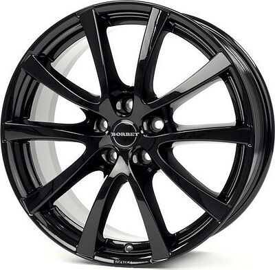 Borbet LV5 8x18 5x112 ET 50 Dia 72.5 Black Gloss
