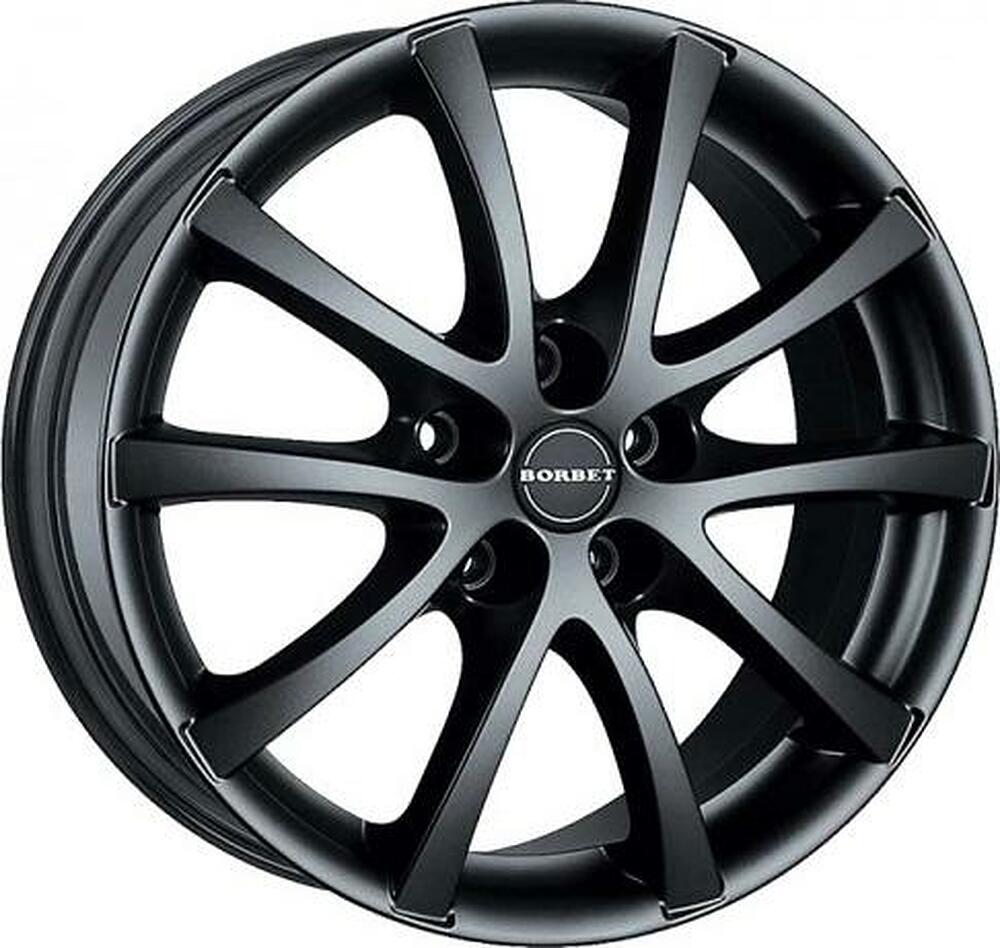 Borbet LV5 8x18 5x114.3 ET 40 Dia 72.5 Mistral Anthracite Matt