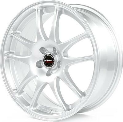 Borbet RS 7x17 4x100 ET 35 Dia 64 Brilliant Silver