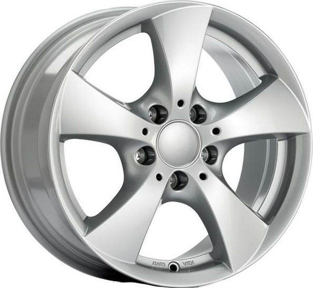 Borbet TB 7.5x16 5x112 ET 45 Dia 66.5 Brilliant-silber-Lackiert
