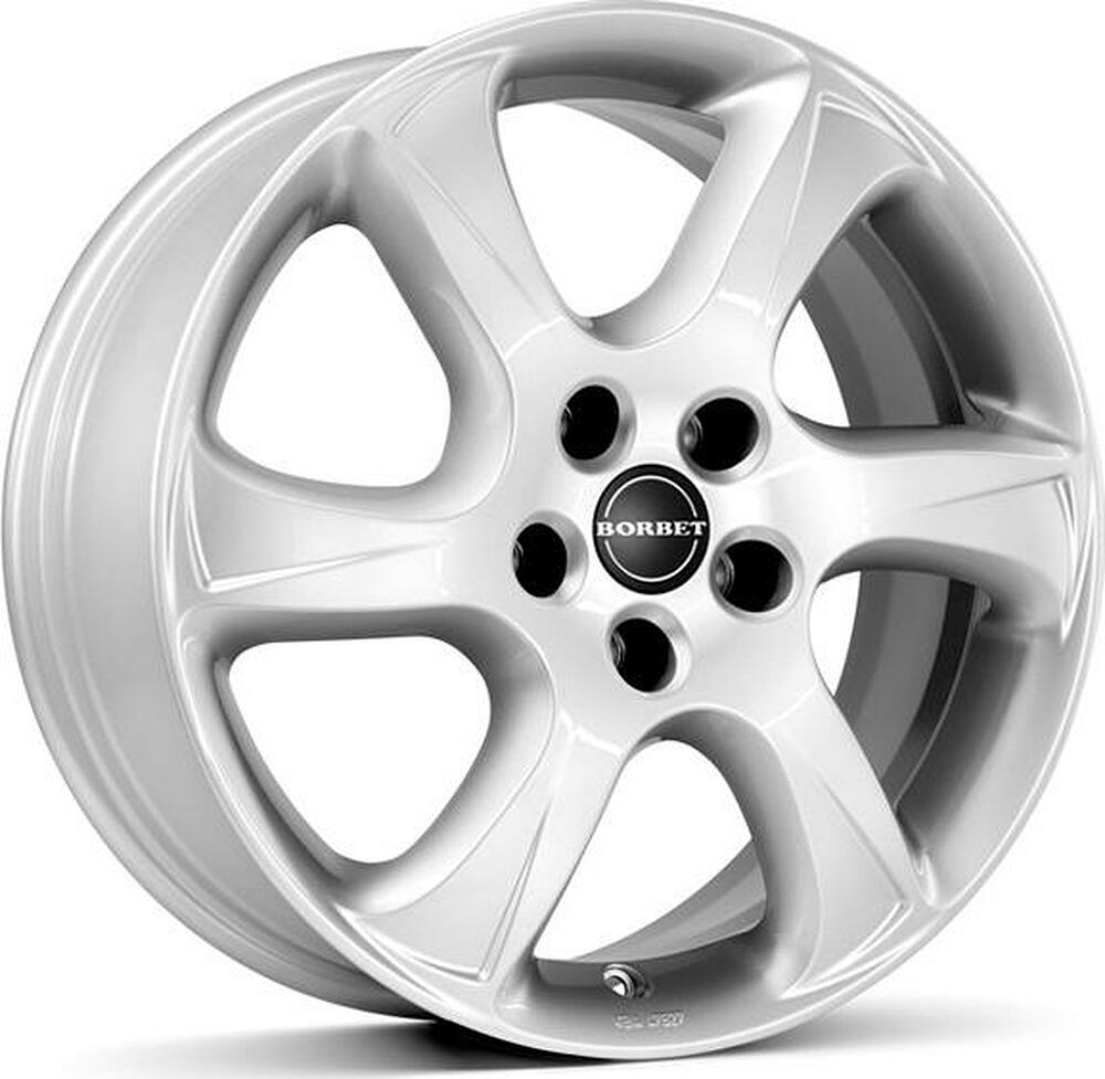 Borbet TL 5x14 5x100 ET 35 Dia 57 silver