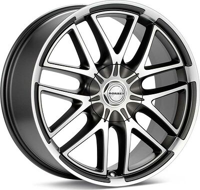 Borbet XA 8x18 5x112 ET 35 Dia 72.5 black chrome poliert