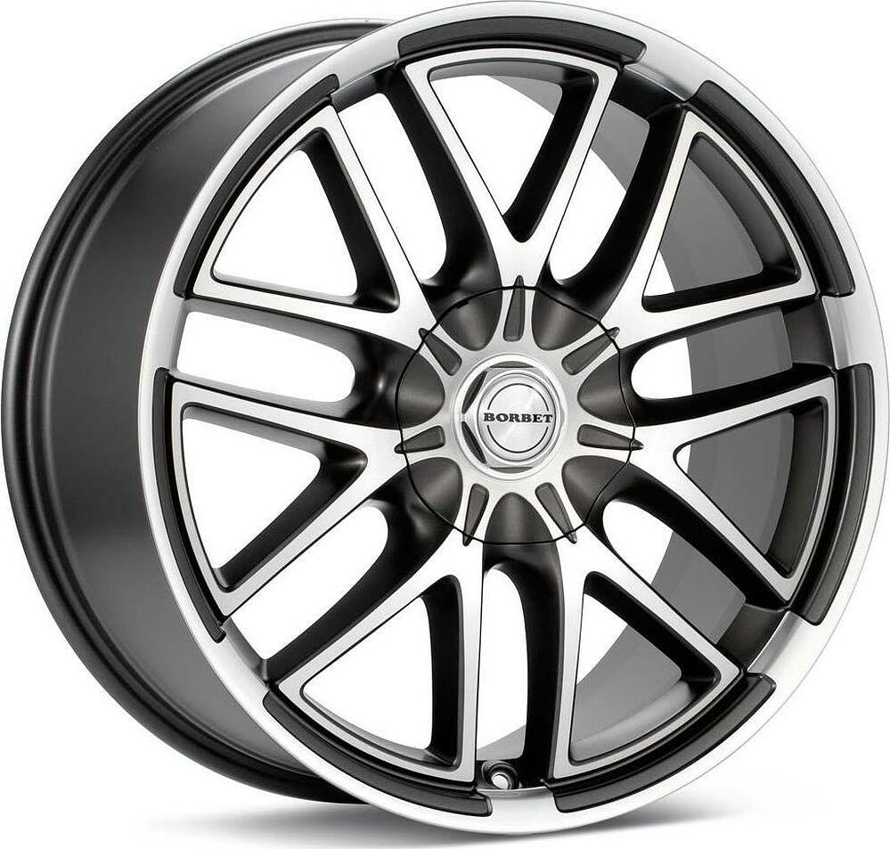 Borbet XA 9x20 5x120 ET 15 Dia 72.5 black chrome poliert