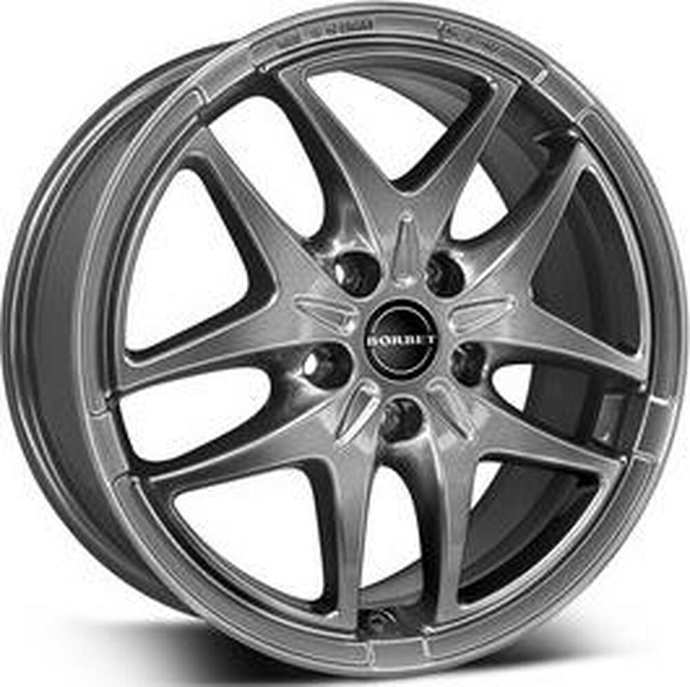 Borbet XB 7.5x17 5x112 ET 47 Dia 57.06 metal grey
