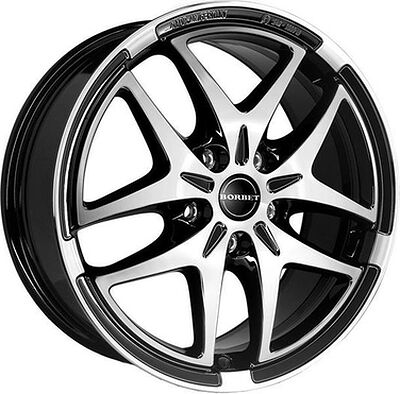 Borbet XB 7x17 5x112 ET 54 Dia 57.1 Schwarz Poliert