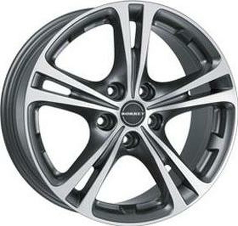 Borbet XL 7.5x17 5x114.3 ET 40 Dia 72.6 black-chrom-p.
