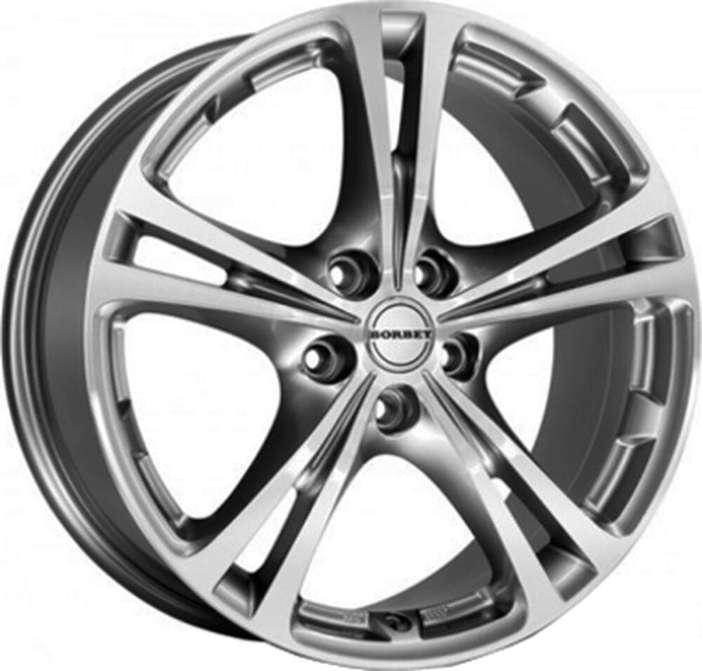 Borbet XL 8x18 5x112 ET 35 Dia 72.6 Blackchrome - Poliert