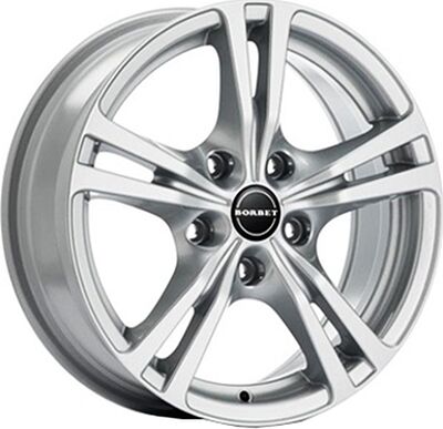 Borbet XLB 7x16 5x114 ET 48 Dia 67 crystal silver