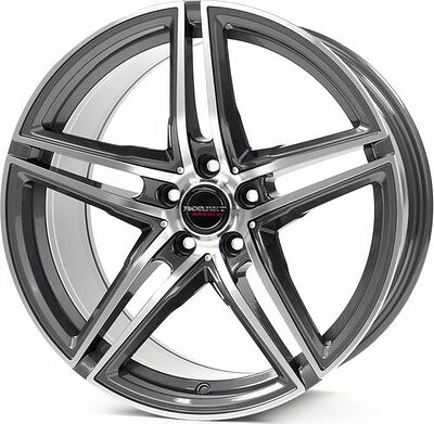 Borbet XRT 8x17 5x112 ET 45 Dia 72.5 Graphite polished