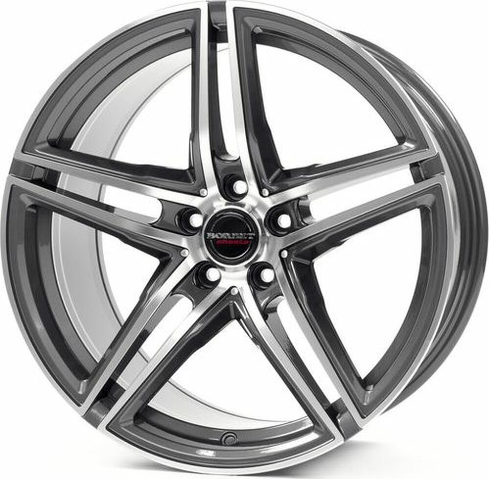 Borbet XRT 8x17 5x100 ET 38 Dia 64 Graphite polished