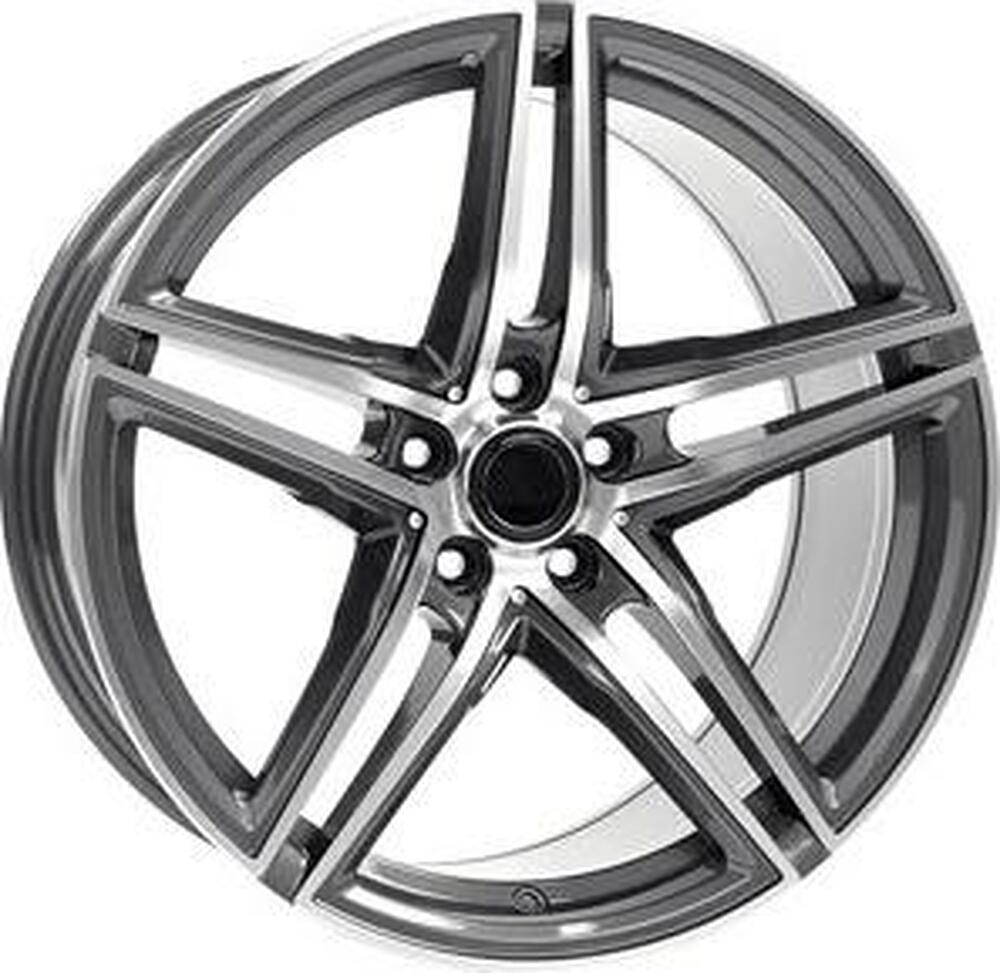 Borbet XRT 8x18 5x112 ET 40 Dia 72 mf graphite polished