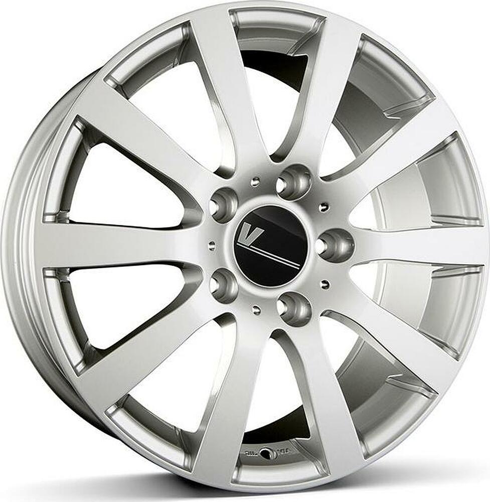 Borbet C2C 7.5x17 5x120 ET 45 Dia 65.1 Brillant Silver