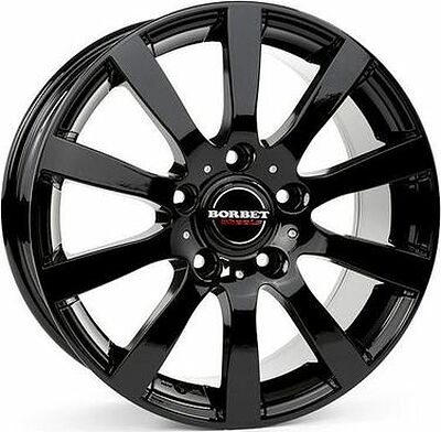 Borbet C2C 7x17 5x112 ET 50 Dia 66 Black glossy