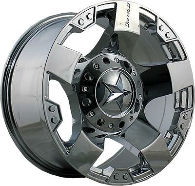 Buffalo BW-775 8.5x20 8x165.1 ET 10 Dia 130.8 chrome