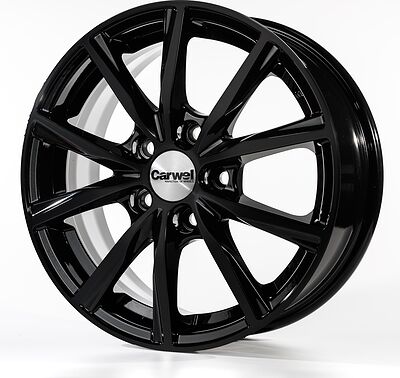 Carwel Гамма 6x15 5x114.3 ET 40 Dia 66.1 BK