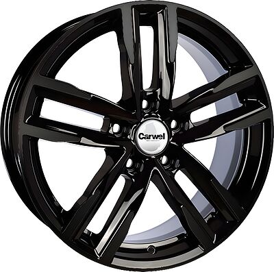 Carwel Лемно 7x17 5x114.3 ET 45 Dia 67.1 BK