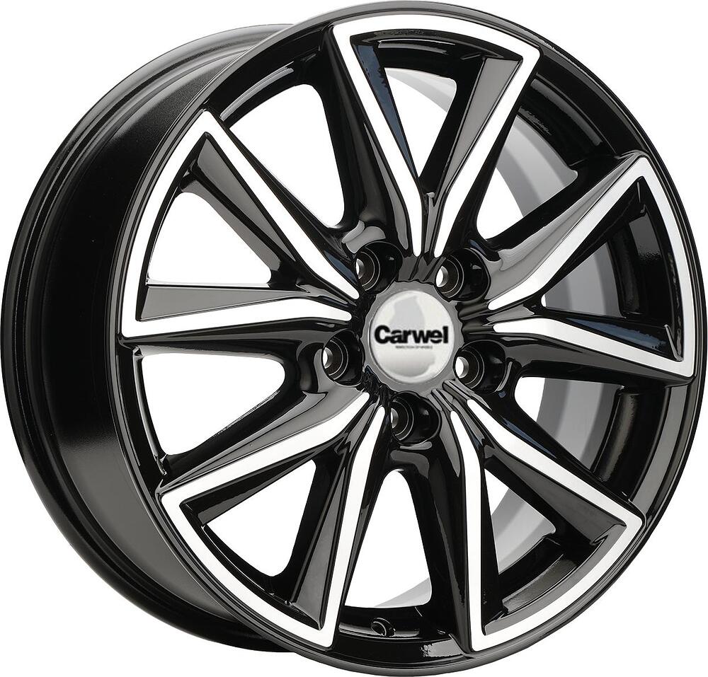 Carwel Тинаки 1706 Москвич 3 7x17 5x108 ET 40 Dia 54.1 BL