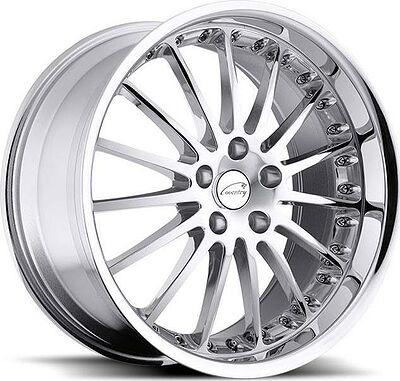 Coventry Whitley 8.5x19 5x108 ET 42 Dia 63.4 Hyper Silver Mirror Cut Lip