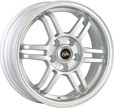 Cross Street CR-10 6x15 4x114.3 ET 40 Dia 66.1 silver
