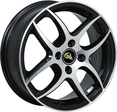 Cross Street CR-18 6x15 4x100 ET 48 Dia 54.1 bkf