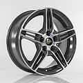 Cross Street CR-27 6x15 4x100 ET 48 Dia 54.1 gmf