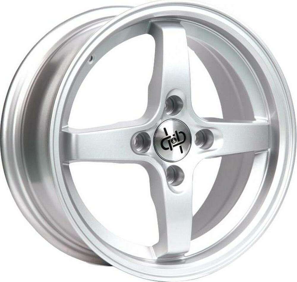 DP DP152 6x14 4x98 ET 35 Dia 58.6 Silver