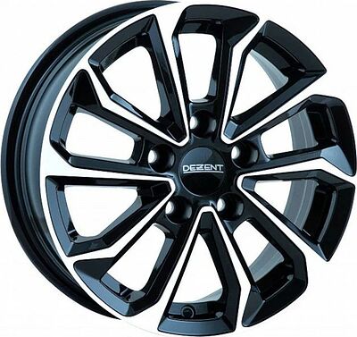 Dezent KS black polished 7x17 5x115 ET 44 Dia 70.2 BFP