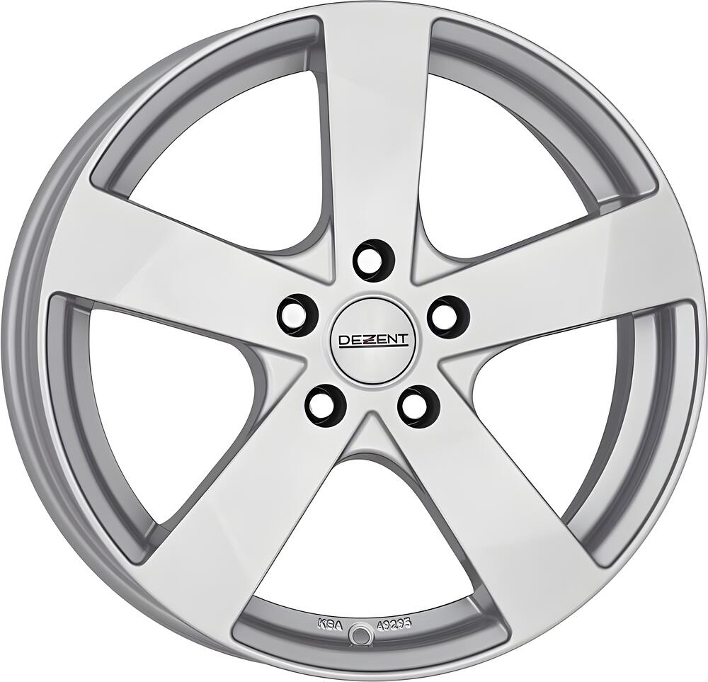 Dezent TD 7x17 4x100 ET 45 Dia 60.1 silver