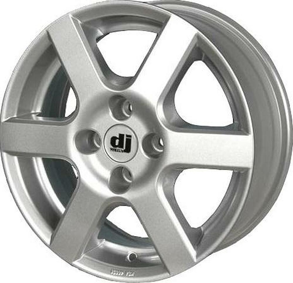 DJ 411 5.5x13 4x100 ET 37 Dia 70.4 silver