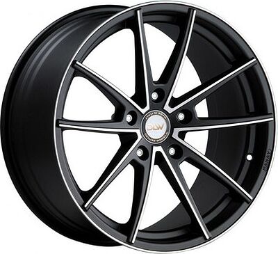 DLW MANAY 9x20 5x120 ET 40 Dia 78.1 Black Matt Polish